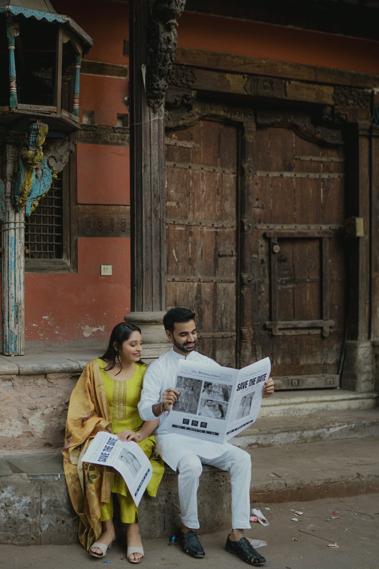 Jigar and Ami photography by Flash Studio